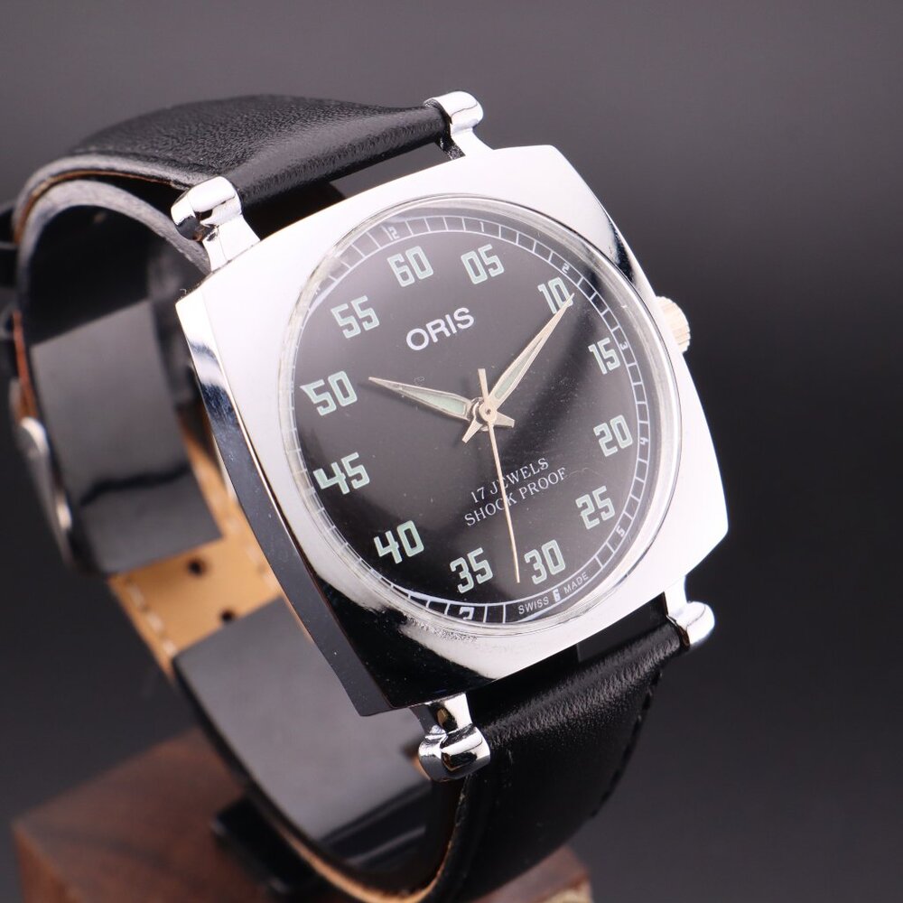 Oris Vintage Swiss 17 Jewels Hand-Wound Mechanical Men's Watch - FREE SHIPPING